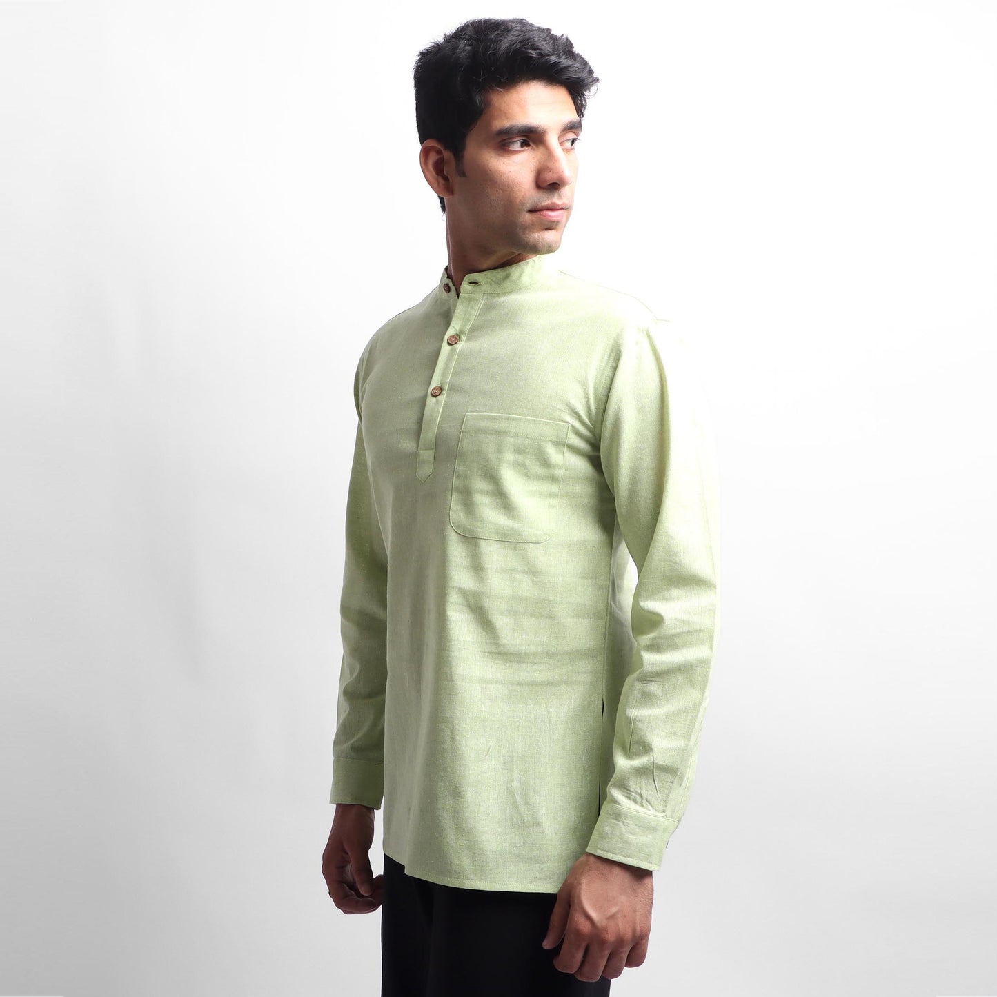 Hint Of Green Kurta