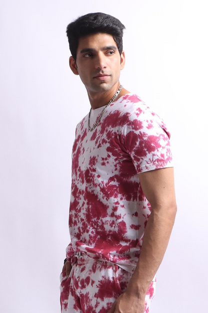 Peony Petals Tie Dye Tee #7
