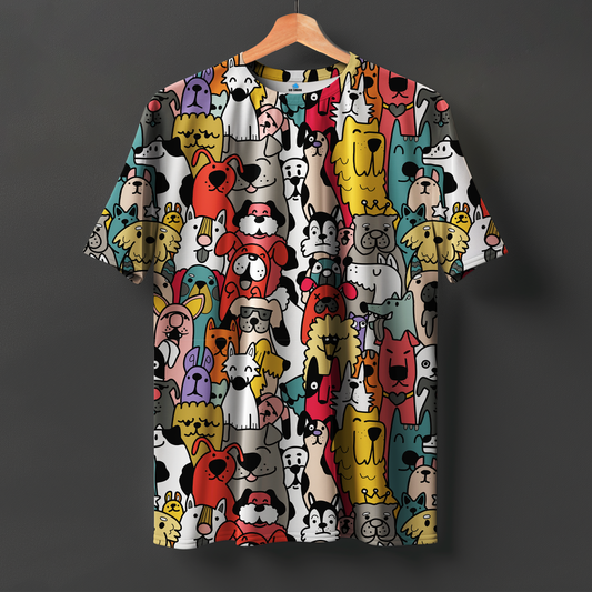 Sporting Pups Printed Tees#37